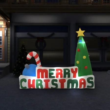 Árbol de Navidad inflable Merry Christmas con LEDs 240x188 cm by , Christmas lights - Ref: Foro24-331441, Price: 67,13 €, Dis...