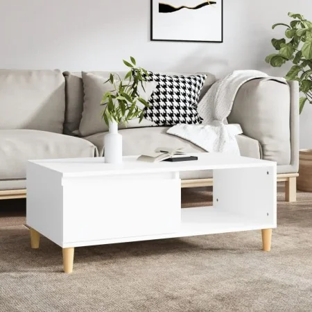 Mesa de centro madera contrachapada blanco 90x50x36,5 cm von , Couchtisch - Ref: Foro24-821044, Preis: 72,76 €, Rabatt: %