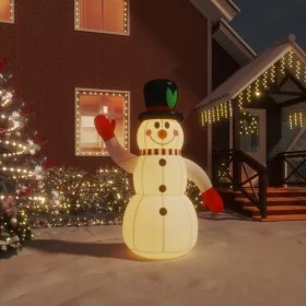 Muñeco de nieve hinchable con LED 120 cm by , Christmas lights - Ref: Foro24-345363, Price: 39,37 €, Discount: %
