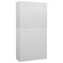 Armario de oficina de acero gris claro 90x40x180 cm von , Schließfächer und Lagerschränke - Ref: Foro24-336418, Preis: 364,66...