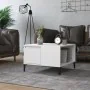 Mesa de centro madera contrachapada blanco 55x55x36,5 cm by , Coffee table - Ref: Foro24-821084, Price: 64,78 €, Discount: %