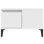Mesa de centro madera contrachapada blanco 55x55x36,5 cm by , Coffee table - Ref: Foro24-821084, Price: 64,78 €, Discount: %