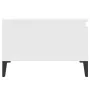 Mesa de centro madera contrachapada blanco 55x55x36,5 cm by , Coffee table - Ref: Foro24-821084, Price: 64,78 €, Discount: %