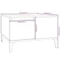 Mesa de centro madera contrachapada blanco 55x55x36,5 cm by , Coffee table - Ref: Foro24-821084, Price: 64,78 €, Discount: %