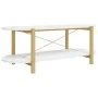 Mesa de centro madera contrachapada blanco 110x48x40 cm by , Coffee table - Ref: Foro24-345687, Price: 67,93 €, Discount: %
