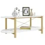 Mesa de centro madera contrachapada blanco 110x48x40 cm by , Coffee table - Ref: Foro24-345687, Price: 67,93 €, Discount: %