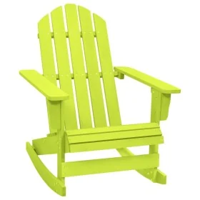 Silla mecedora de jardín Adirondack madera maciza abeto verde by , Garden chairs - Ref: Foro24-315886, Price: 92,47 €, Discou...