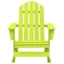 Silla mecedora de jardín Adirondack madera maciza abeto verde de , Sillas de jardín - Ref: Foro24-315886, Precio: 92,38 €, De...