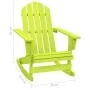 Silla mecedora de jardín Adirondack madera maciza abeto verde de , Sillas de jardín - Ref: Foro24-315886, Precio: 92,38 €, De...