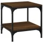 Mesa auxiliar de madera contrachapada marrón roble 40x40x40 cm by , Coffee table - Ref: Foro24-819385, Price: 27,07 €, Discou...