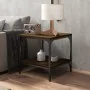 Mesa auxiliar de madera contrachapada marrón roble 40x40x40 cm by , Coffee table - Ref: Foro24-819385, Price: 27,07 €, Discou...
