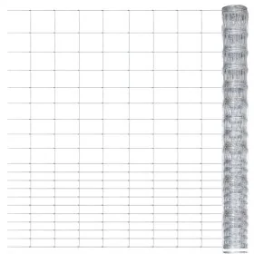 Valla de jardín de acero galvanizado plateado 50x1,6 m by , fence panels - Ref: Foro24-149510, Price: 129,23 €, Discount: %