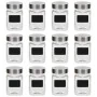 Tarros de almacenaje con pegatina 12 unidades 300 ml by , Cookie Jars - Ref: Foro24-50855, Price: 34,74 €, Discount: %