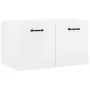Armario pared madera contrachapada blanco brillo 60x36,5x35 cm by , Lockers and storage cabinets - Ref: Foro24-812921, Price:...