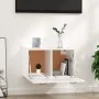 Armario pared madera contrachapada blanco brillo 60x36,5x35 cm by , Lockers and storage cabinets - Ref: Foro24-812921, Price:...