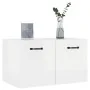 Armario pared madera contrachapada blanco brillo 60x36,5x35 cm by , Lockers and storage cabinets - Ref: Foro24-812921, Price:...