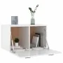 Armario pared madera contrachapada blanco brillo 60x36,5x35 cm by , Lockers and storage cabinets - Ref: Foro24-812921, Price:...