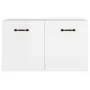 Armario pared madera contrachapada blanco brillo 60x36,5x35 cm by , Lockers and storage cabinets - Ref: Foro24-812921, Price:...