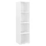 Mueble TV pared contrachapada blanco brillo 37x37x142,5 cm von , TV-Möbel - Ref: Foro24-805495, Preis: 67,17 €, Rabatt: %