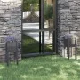Jardineras 2 unidades madera maciza de pino gris 31x31x70 cm by , Pots and planters - Ref: Foro24-810784, Price: 38,28 €, Dis...