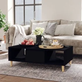 Mesa de centro madera contrachapada negro 103,5x60x35 cm von , Couchtisch - Ref: Foro24-806014, Preis: 77,59 €, Rabatt: %