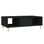 Mesa de centro madera contrachapada negro 103,5x60x35 cm by , Coffee table - Ref: Foro24-806014, Price: 77,59 €, Discount: %
