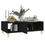Mesa de centro madera contrachapada negro 103,5x60x35 cm by , Coffee table - Ref: Foro24-806014, Price: 77,59 €, Discount: %
