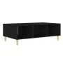 Mesa de centro madera contrachapada negro 103,5x60x35 cm by , Coffee table - Ref: Foro24-806014, Price: 77,59 €, Discount: %