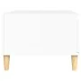 Mesa de centro madera contrachapada blanco brillo 90x50x36,5 cm by , Coffee table - Ref: Foro24-821046, Price: 72,87 €, Disco...