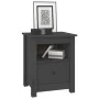 Mesita de noche madera maciza de pino gris 40x35x49 cm von , Nachttische - Ref: Foro24-813713, Preis: 53,26 €, Rabatt: %