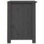 Mesita de noche madera maciza de pino gris 40x35x49 cm von , Nachttische - Ref: Foro24-813713, Preis: 53,26 €, Rabatt: %