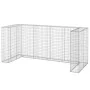 Muro gaviones para contenedor basura galvanizado 254x100x110 cm by , Waste container supports - Ref: Foro24-151300, Price: 15...