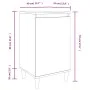 Mesita de noche madera contrachapada blanca 40x35x70 cm von , Nachttische - Ref: Foro24-819628, Preis: 44,84 €, Rabatt: %