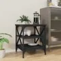 Mesa auxiliar madera contrachapada negro 40x42x50 cm by , Side tables - Ref: Foro24-825772, Price: 42,48 €, Discount: %