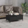 Mesa de centro madera contrachapada negro 90x50x36,5 cm de , Mesas de centro - Ref: Foro24-821117, Precio: 72,21 €, Descuento: %