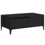 Mesa de centro madera contrachapada negro 90x50x36,5 cm de , Mesas de centro - Ref: Foro24-821117, Precio: 72,21 €, Descuento: %