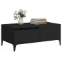Mesa de centro madera contrachapada negro 90x50x36,5 cm de , Mesas de centro - Ref: Foro24-821117, Precio: 72,21 €, Descuento: %