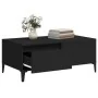 Mesa de centro madera contrachapada negro 90x50x36,5 cm de , Mesas de centro - Ref: Foro24-821117, Precio: 72,21 €, Descuento: %