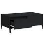 Mesa de centro madera contrachapada negro 90x50x36,5 cm de , Mesas de centro - Ref: Foro24-821117, Precio: 72,21 €, Descuento: %