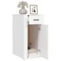 Armario de escritorio madera contrachapada blanco 40x49x75 cm de , Armarios y almacenamiento - Ref: Foro24-816792, Precio: 75...