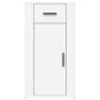 Armario de escritorio madera contrachapada blanco 40x49x75 cm de , Armarios y almacenamiento - Ref: Foro24-816792, Precio: 75...