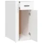 Armario de escritorio madera contrachapada blanco 40x49x75 cm de , Armarios y almacenamiento - Ref: Foro24-816792, Precio: 75...