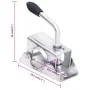 Abrazadera para rueda jockey acero galvanizado 13,5x6,5x14 cm von , Anhänger für Güter und Transport - Ref: Foro24-152244, Pr...