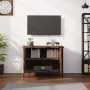 Mueble de TV madera contrachapada roble ahumado 60x35x45 cm by , TV Furniture - Ref: Foro24-826297, Price: 46,72 €, Discount: %