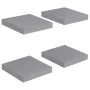 Estantes flotantes de pared 4 uds MDF gris 23x23,5x3,8 cm by , Shelves and shelves - Ref: Foro24-323846, Price: 41,08 €, Disc...