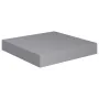 Estantes flotantes de pared 4 uds MDF gris 23x23,5x3,8 cm by , Shelves and shelves - Ref: Foro24-323846, Price: 41,08 €, Disc...