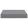 Estantes flotantes de pared 4 uds MDF gris 23x23,5x3,8 cm by , Shelves and shelves - Ref: Foro24-323846, Price: 41,08 €, Disc...
