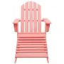 Silla jardín Adirondack con otomana madera maciza de abeto rosa von , Gartenstühle - Ref: Foro24-315867, Preis: 108,04 €, Rab...