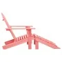 Silla jardín Adirondack con otomana madera maciza de abeto rosa von , Gartenstühle - Ref: Foro24-315867, Preis: 108,04 €, Rab...