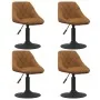 Sillas de comedor giratorias 4 unidades terciopelo marrón de , Sillas de comedor - Ref: Foro24-3088789, Precio: 227,35 €, Des...